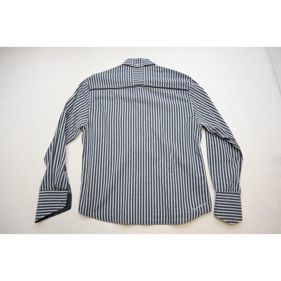English Laundry Dress Shirt Striped Snap Cuff Long Sleeve Mens Size XL - Picture 13 of 15